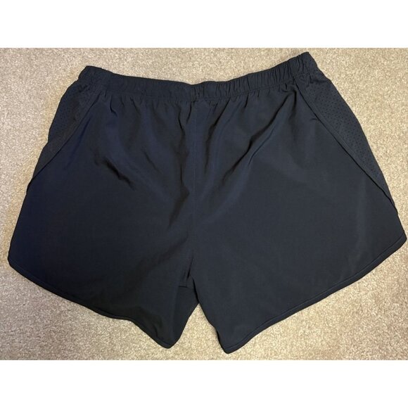 Columbia Women Casual Shorts 2x Black 5” Inseam Elastic Waist Pockets - Picture 1 of 7